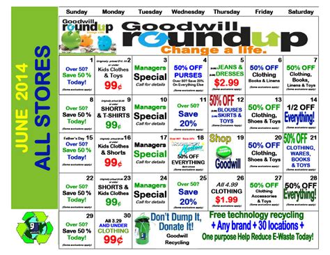 goodwill 50 off days